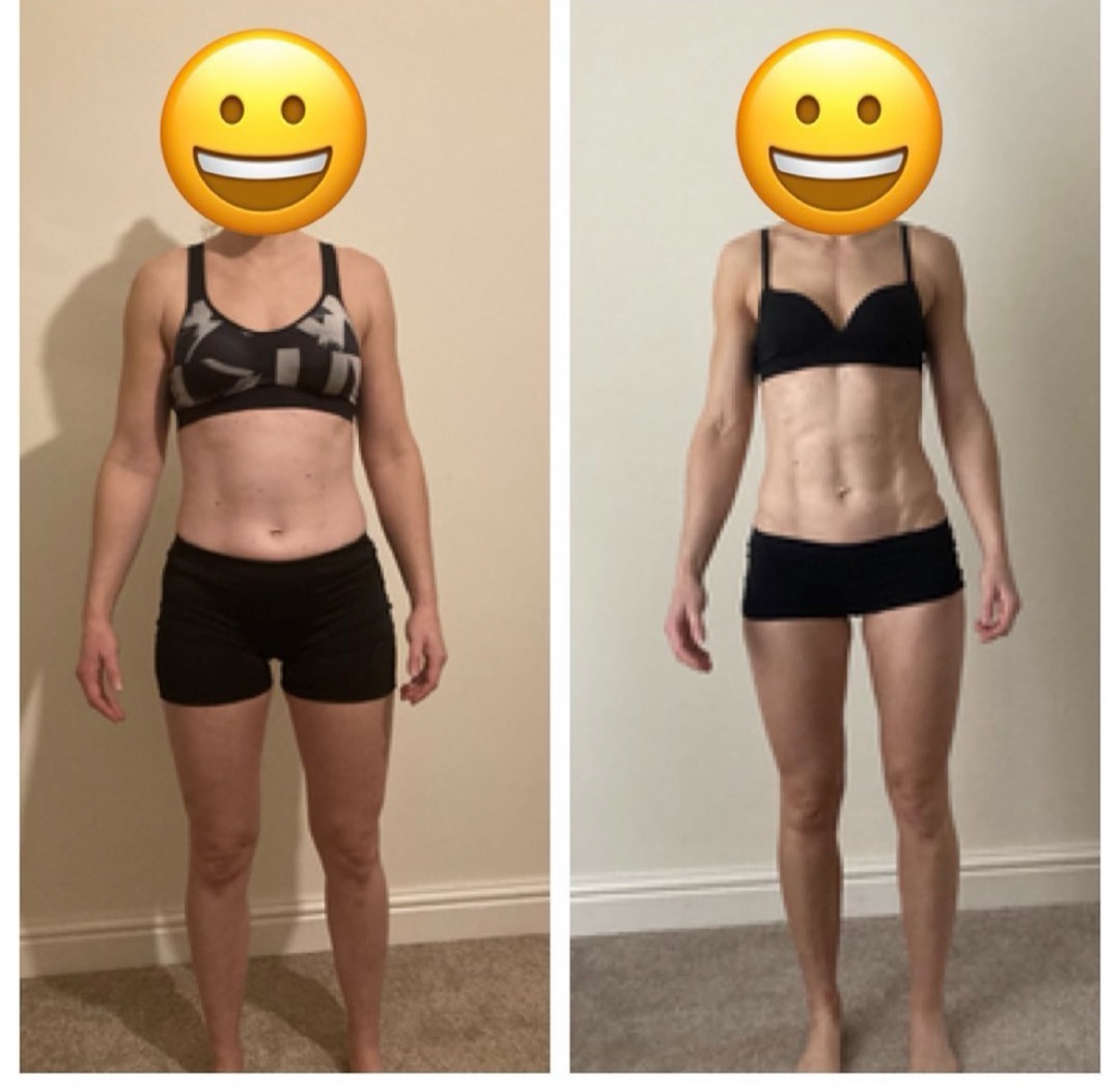 Sam, before and after